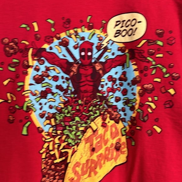 Marvel Deadpool Taco Pico- Boo Tshirt - Picture 4 of 6